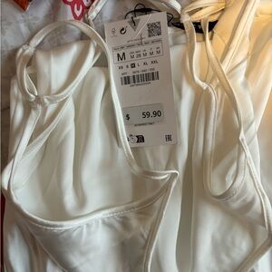 Zara White Maxi Dress